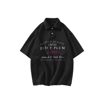 ZNTN Polo Shirts Unisex Black