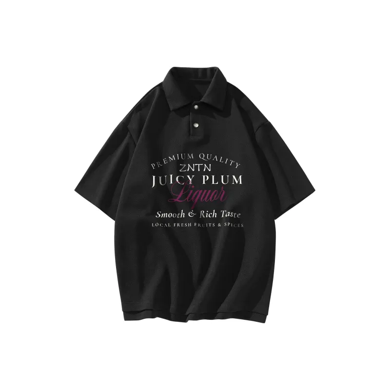 ZNTN Polo Shirts Unisex Black-0