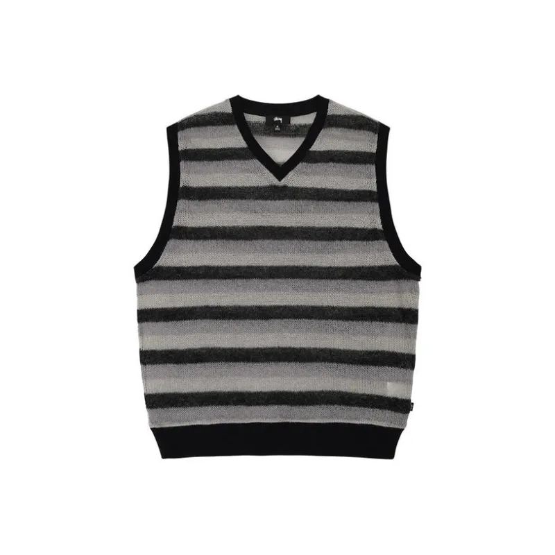 Stussy Striped Sweater Vest-0