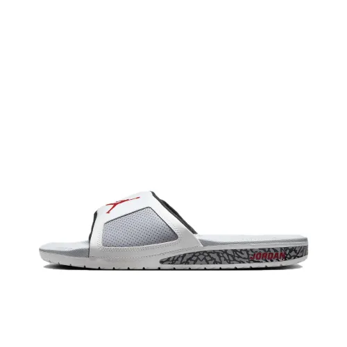 JORDAN Hydro Iii Summit White Cement Grey Black Fire Red