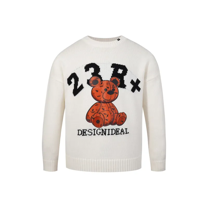 23R+ Sweaters Unisex White-0