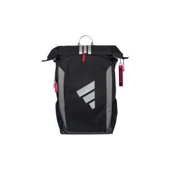 Adidas Polyethersulfone Backpack Unisex Black & Silver Metallic