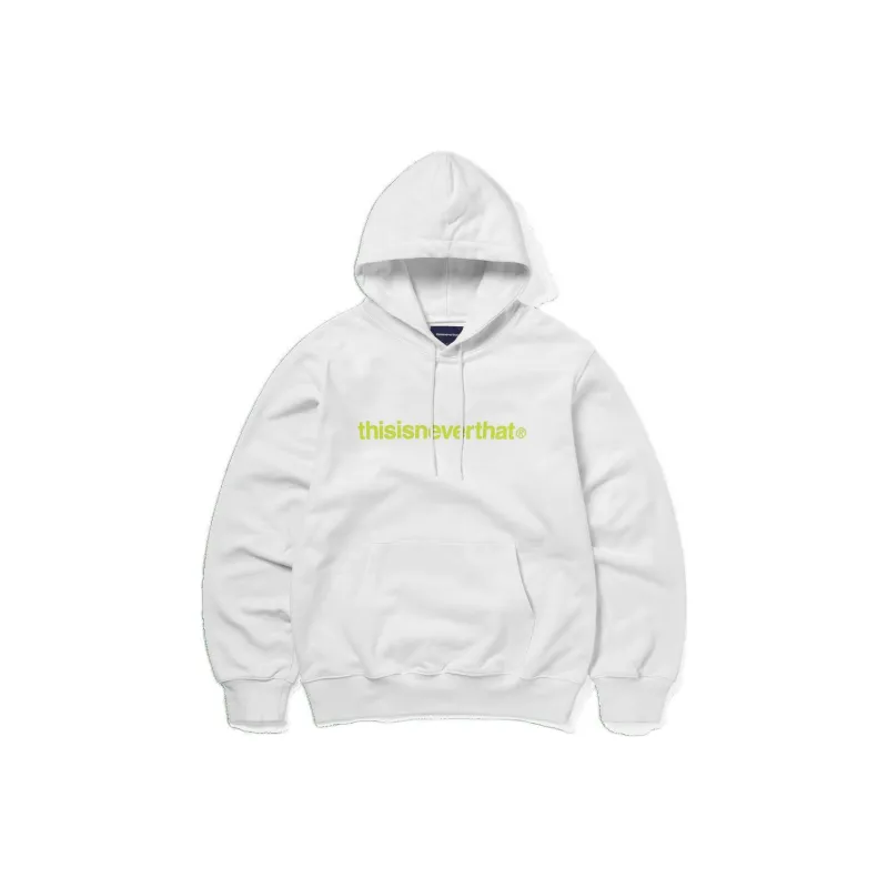 Thisisneverthat FW24 T Logo LT Hoodie Sweatshirt Unisex White-0