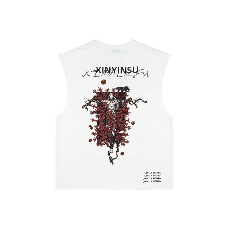 XINYINSU X SHISHANGZUIQIANG Tank Tops Unisex-0