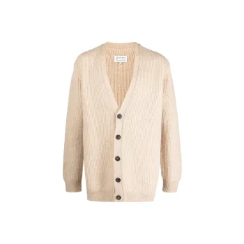 Maison Margiela V neck Alpaca blend Cardigan