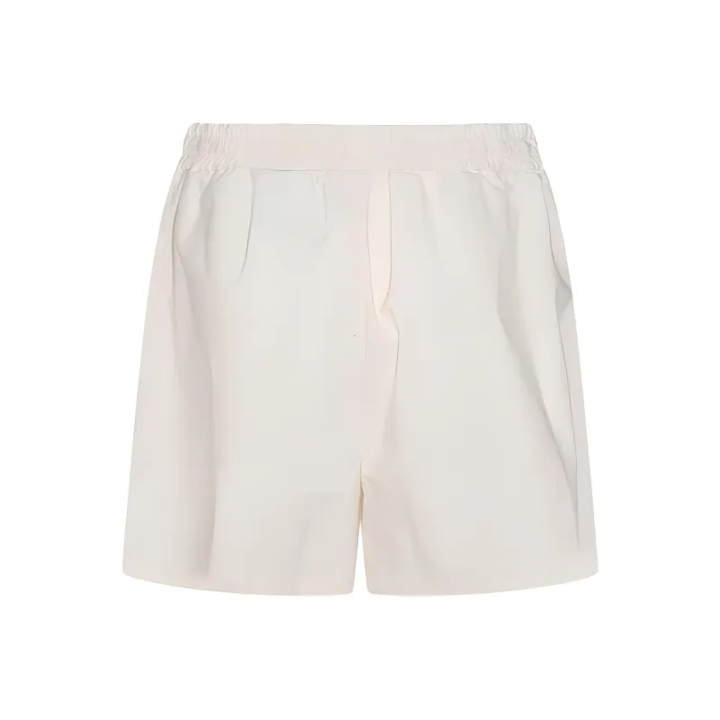 Moncler Elastic Waistband Flared Shorts-1