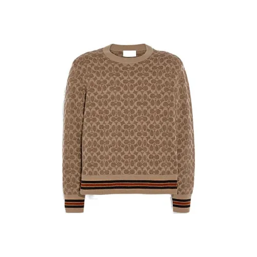 COACH Sweaters Men Brown