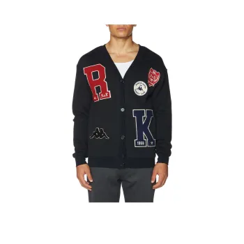 Kappa Robe Giovani Sea Cardigan Sweater Men's Black