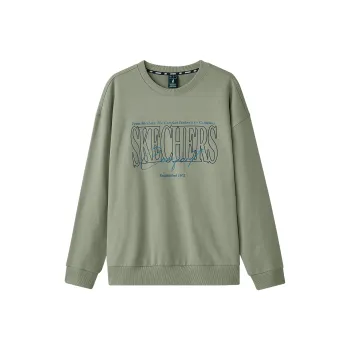 Skechers Sports Alliance Series Sweatshirt Unisex Laurel Oak Gray