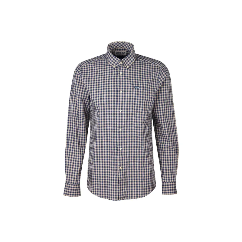 BARBOUR Merryton Tailored Long-Sleeved Shirt Shirt Men's Gray-0