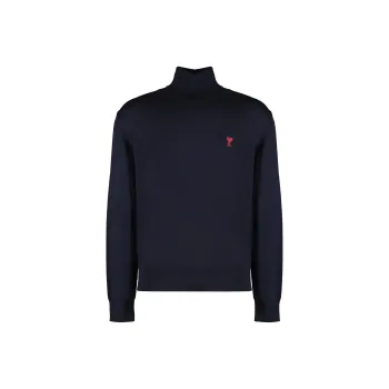 AMIPARIS Paris Ami De Coeur Logo Embroidered Knitted Jumper