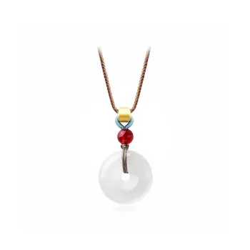Ancient Jewelry Chalcedony Jade Necklaces Unisex