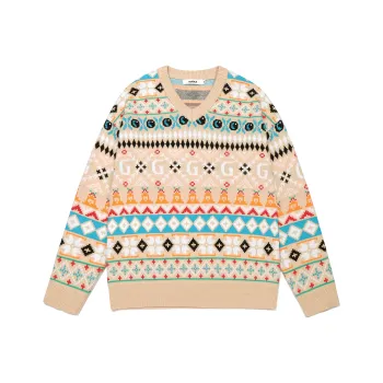 Guuka Sweaters Unisex Apricot