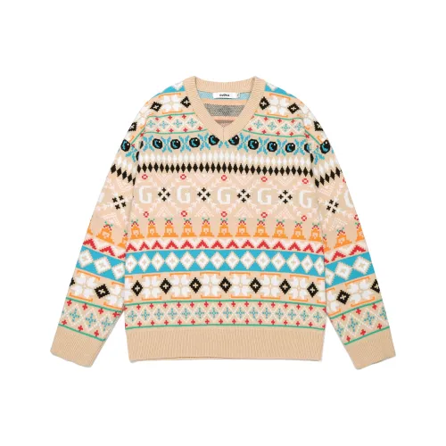 Guuka Sweaters Unisex Apricot