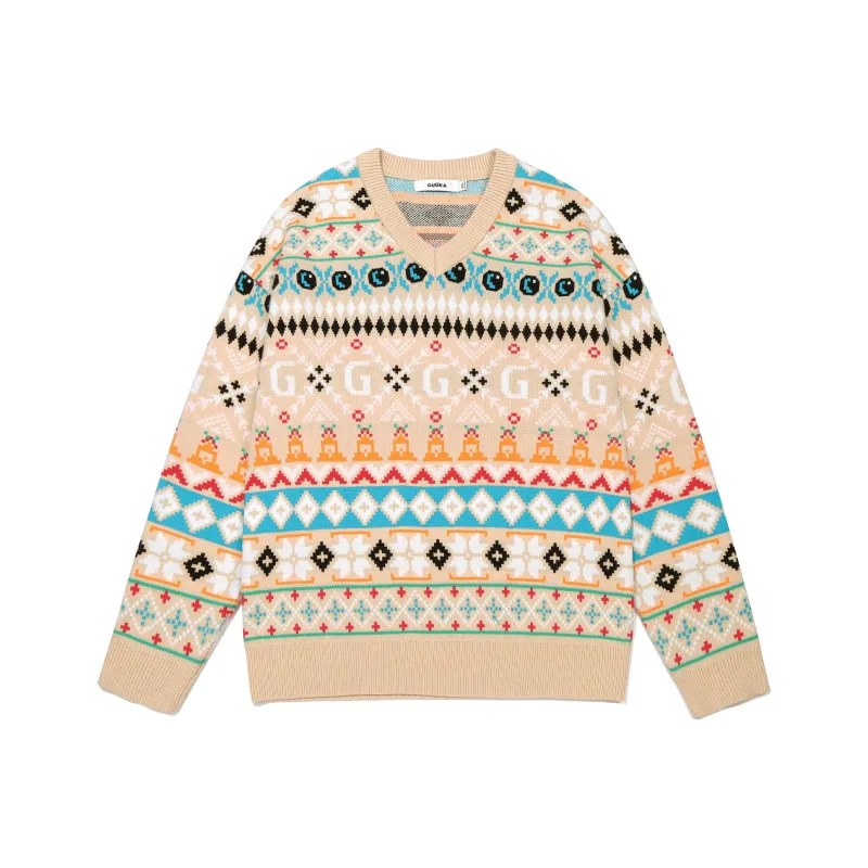 Guuka Sweaters Unisex Apricot-0