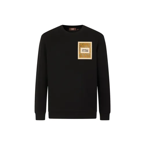 Cavalli Class Sweatshirt Men's Black