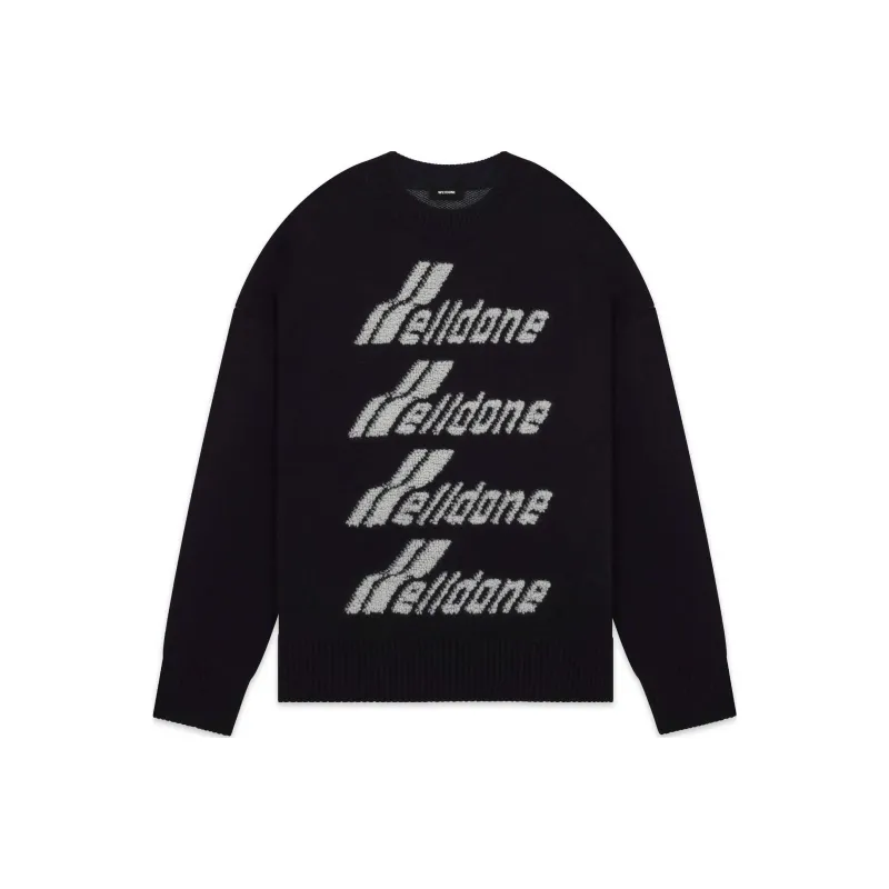 WE11DONE Logo embroidered Jumper-0
