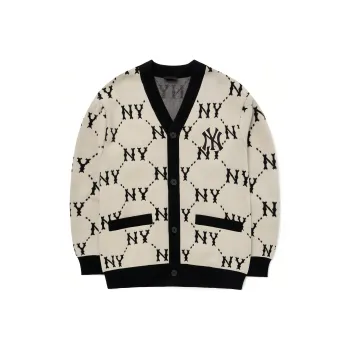 MLB Base Logo Sweaters Unisex White