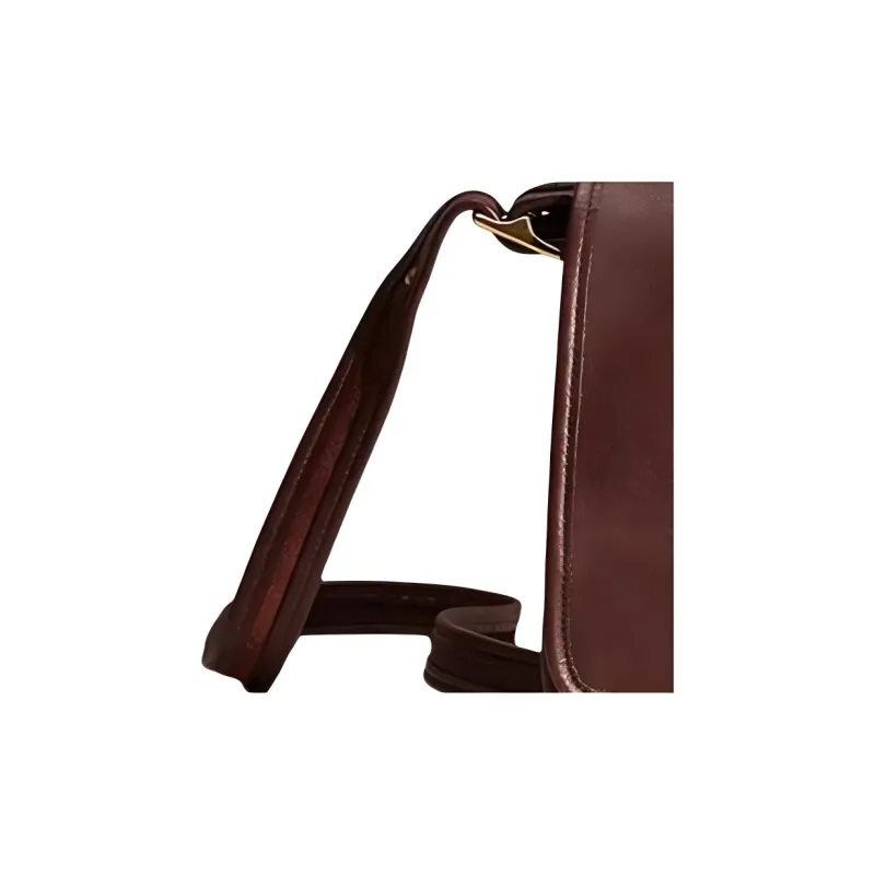 COACH Legacy Leather Flap Bag, Shoulder Bag, Crossbody Bag Medium Size Women's Redwood Brown-3