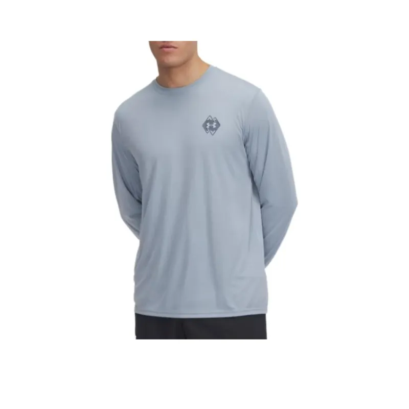 Under Armour Drift Tide Knit T Shirt Men's Blue-0