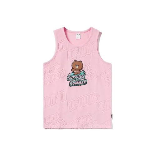 LiNing Sports Fashion Collection Tank Tops Unisex Phoenix Blossom Pink