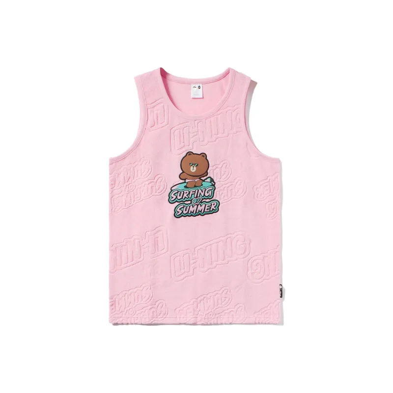 LiNing Sports Fashion Collection Tank Tops Unisex Phoenix Blossom Pink-0