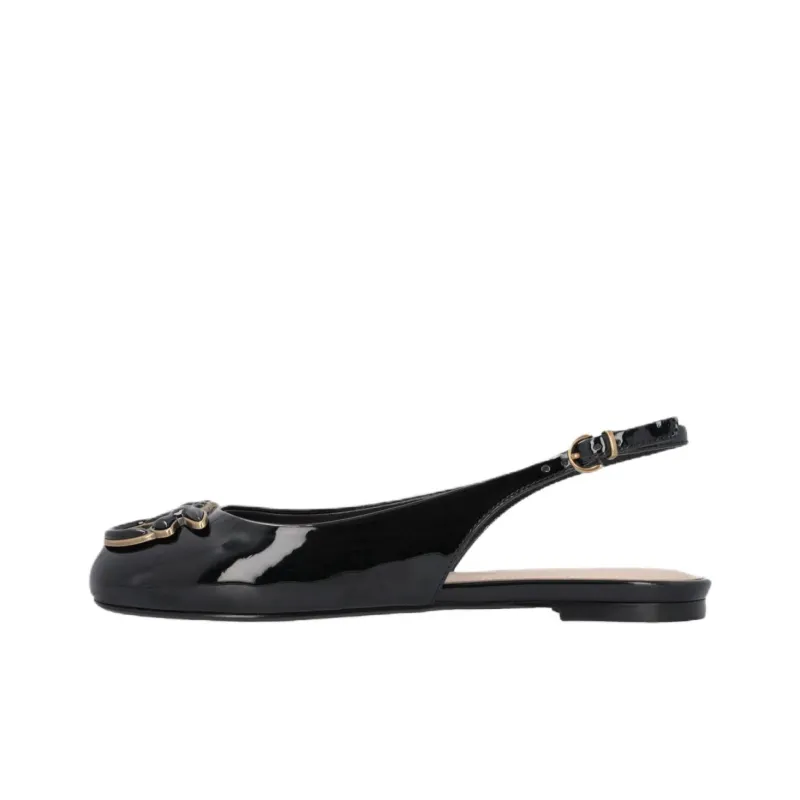 PINKO Slingback Casual Single Shoes Women's Black-0