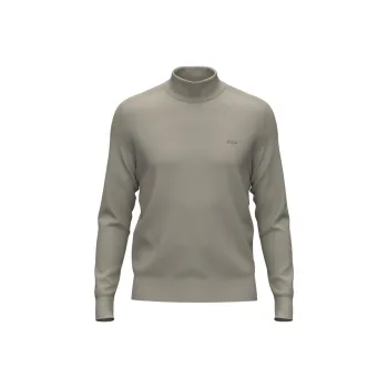 HUGO BOSS Logo Embroidered Turtleneck Jumper