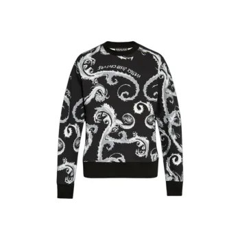 VERSACE JEANS COUTURE Chromo Couture Cotton Sweatshirt