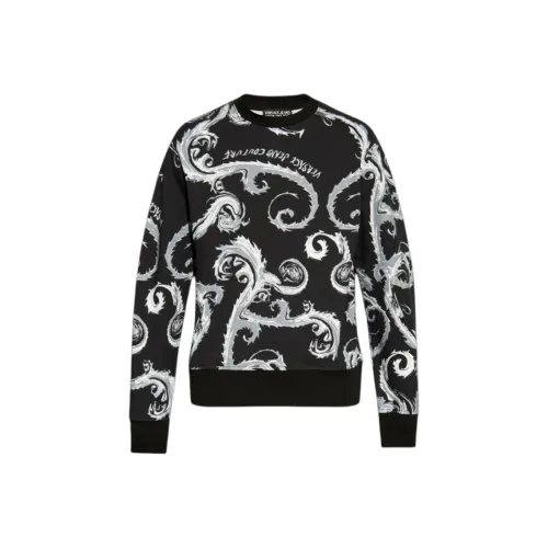 VERSACE JEANS COUTURE Chromo Couture Cotton Sweatshirt