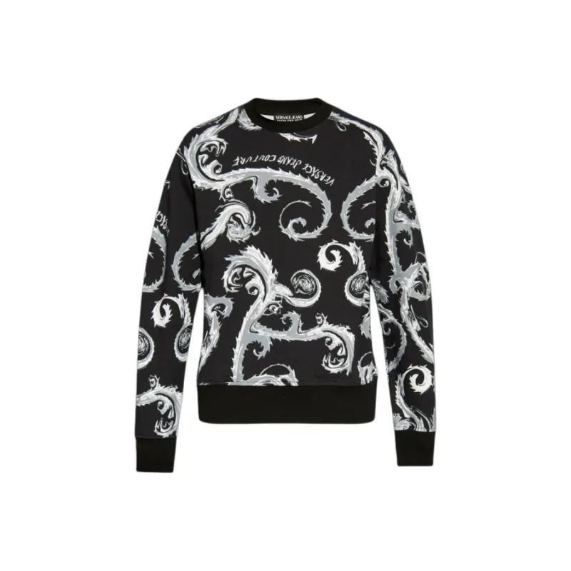 VERSACE JEANS COUTURE Chromo Couture Cotton Sweatshirt-0