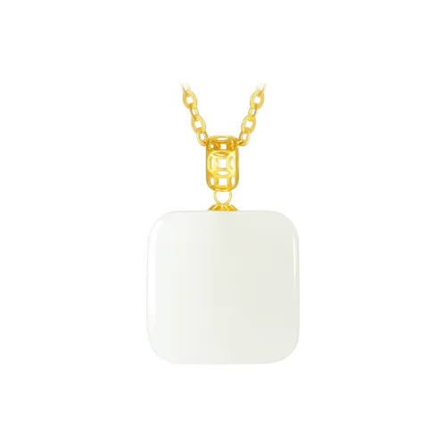 CHOW TAI SENG Hetian Jade Necklaces White Jade Women's