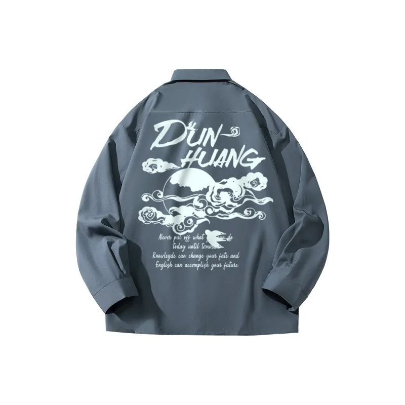 DUNHUANG INSPIRATION Long Sleeved Shirt Unisex-6