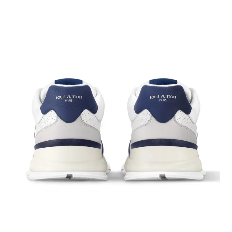 LOUIS VUITTON Classic Low Top Casual Shoes Men's Sea Blue-3