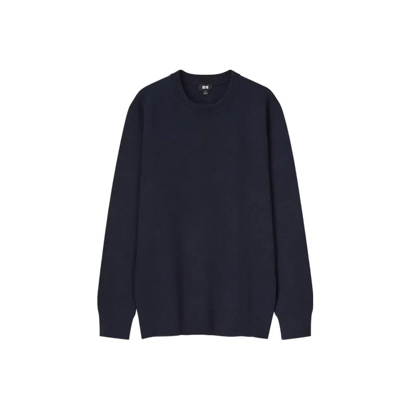 UNIQLO Sweaters Men Navy Blue-0