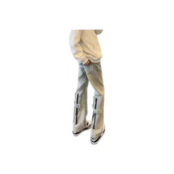 PAINT STAIN Classic Jeans Style Men's Yellow Mud And Black