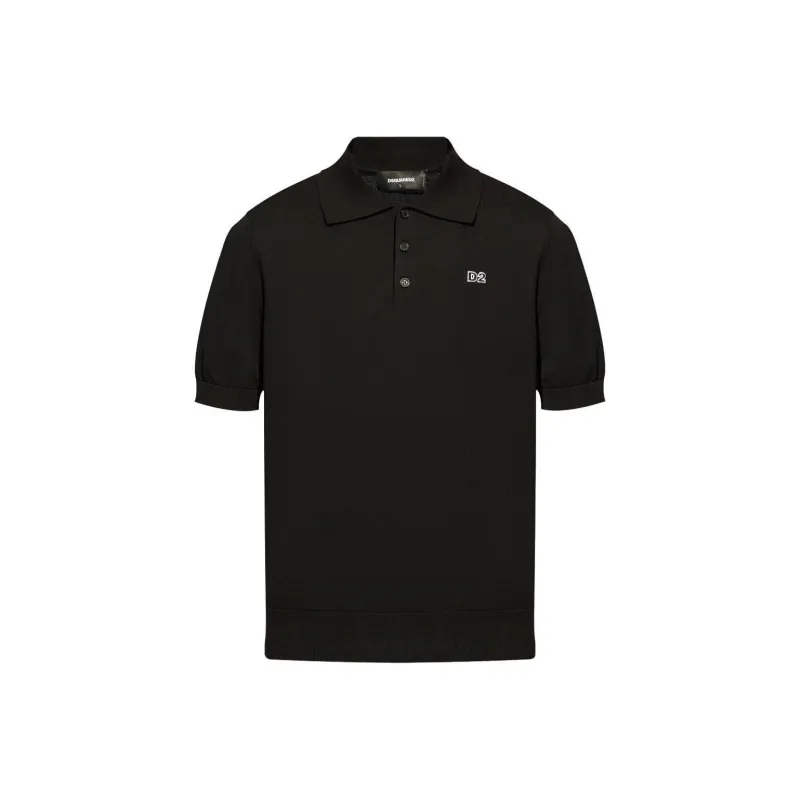 DSQUARED2 Logo Patch Polo Shirt-0