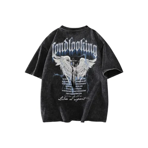 FONDLOOK Denim Jackets Unisex Black