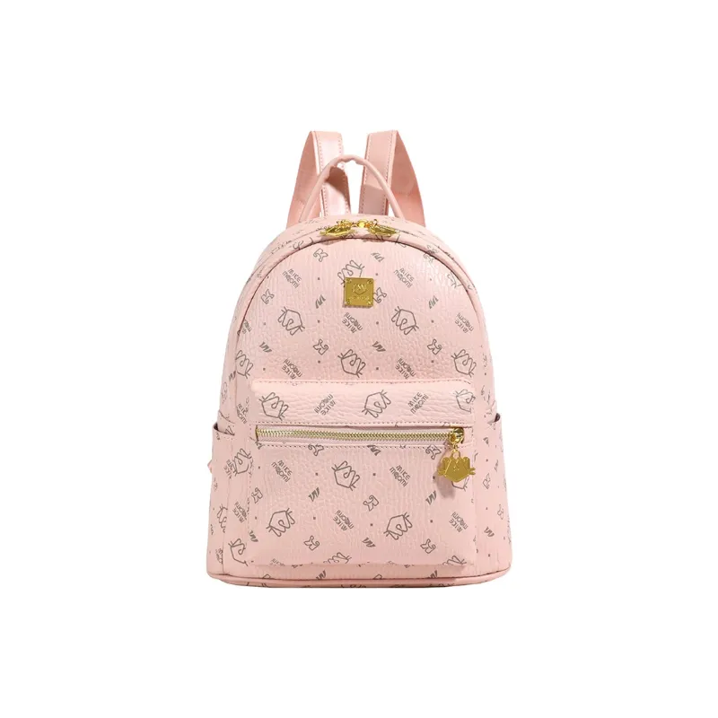 Gerlanx Pu Backpack Regular Women's Pink/Brown/Black/White-25