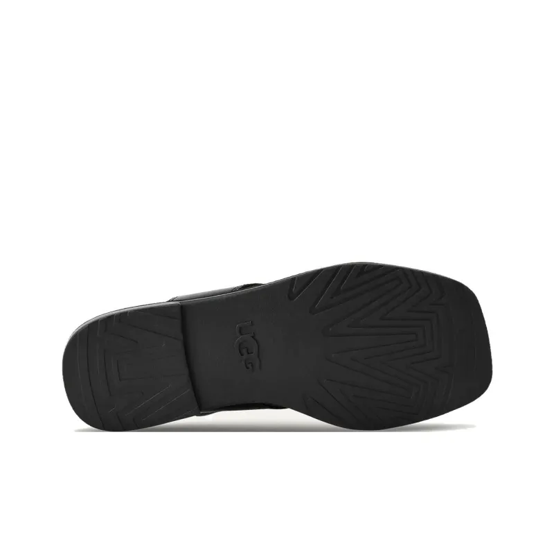 UGG Delray One Strap Sandals Women's Black-4