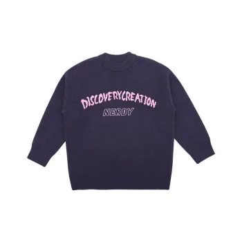 Nerdy Sweaters Unisex Navy Blue