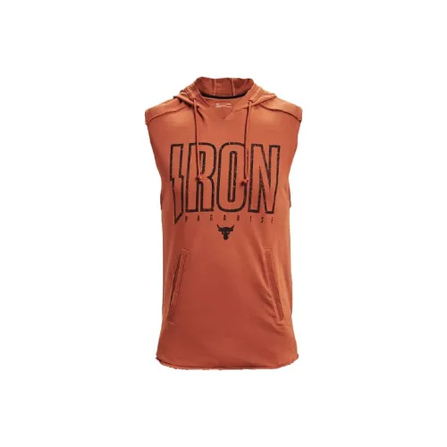 Under Armour Project Tank Tops Men's Orange