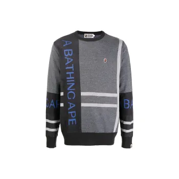 A BATHING APE Bape Sweaters Men Gray