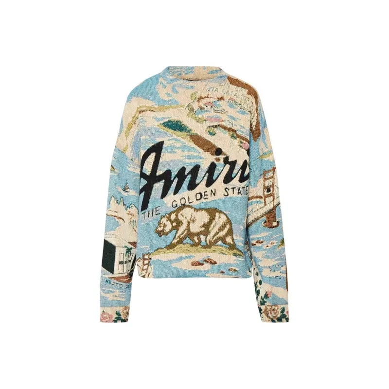 AMIRI Tapestry California Crew-0