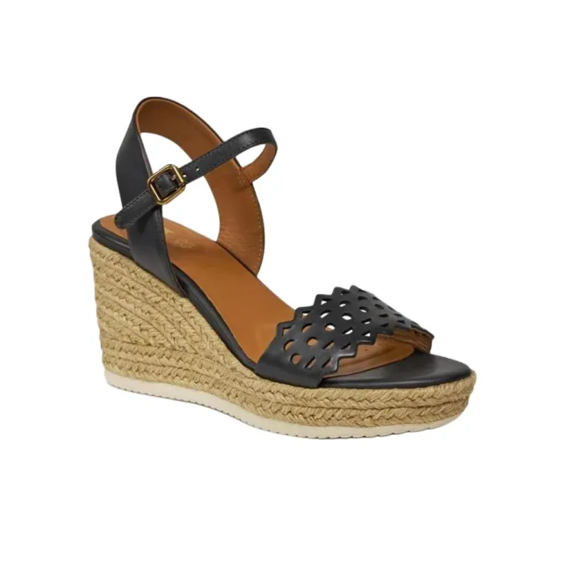 GEOX Ponza One Strap Sandals 7.5cm Women's Black-2
