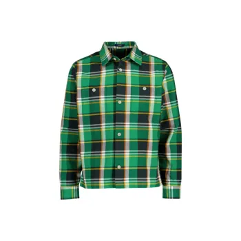 GANT Shirts Men 316 Green Plaid