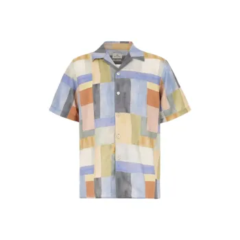 PS By Paul Smith Colourblock print Short sleeve Shirt