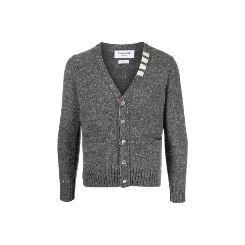 THOM BROWNE Stripe Detailed Buttoned Cardigan-0