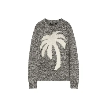 PALM ANGELS Palm Intarsia Crewneck Knitted Jumper
