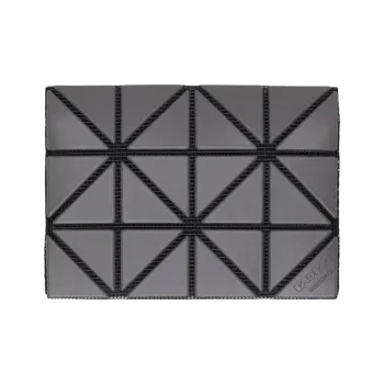 ISSEY MIYAKE Polyester Card Holder Men's Charcoal Gray